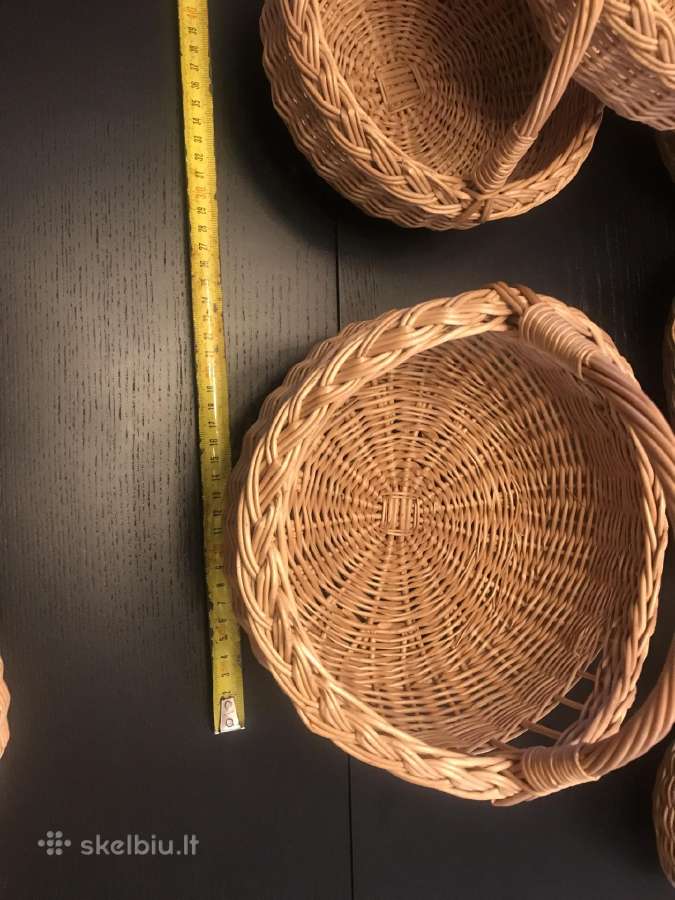 Dovanoms pinti iš žilvičio nedideli krepšeliai - nuotraukos Nr. 3