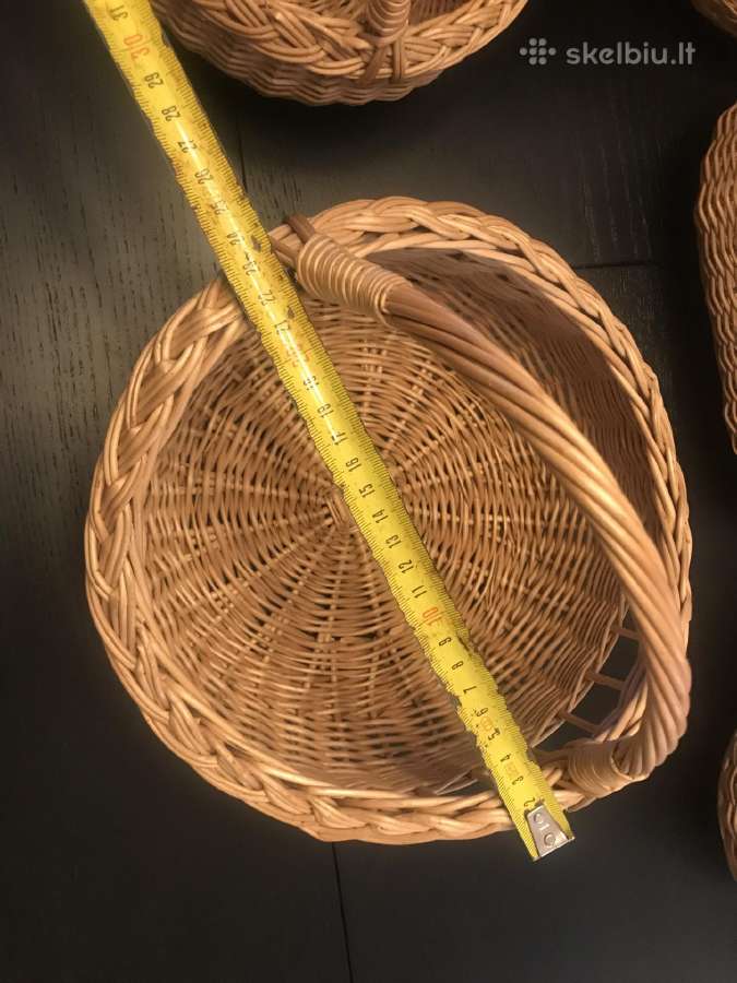 Dovanoms pinti iš žilvičio nedideli krepšeliai - nuotraukos Nr. 4