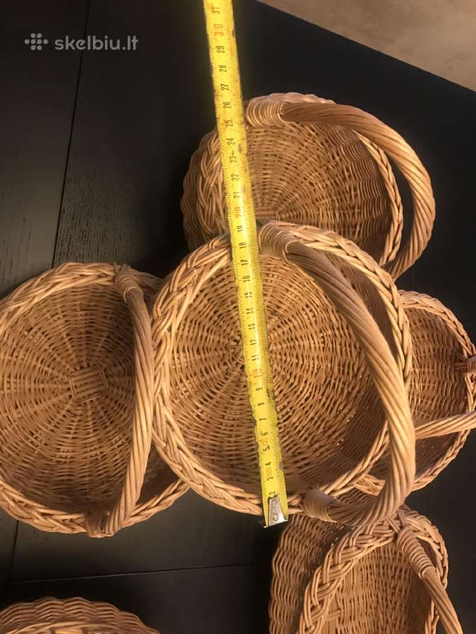 Dovanoms pinti iš žilvičio nedideli krepšeliai - nuotraukos Nr. 5