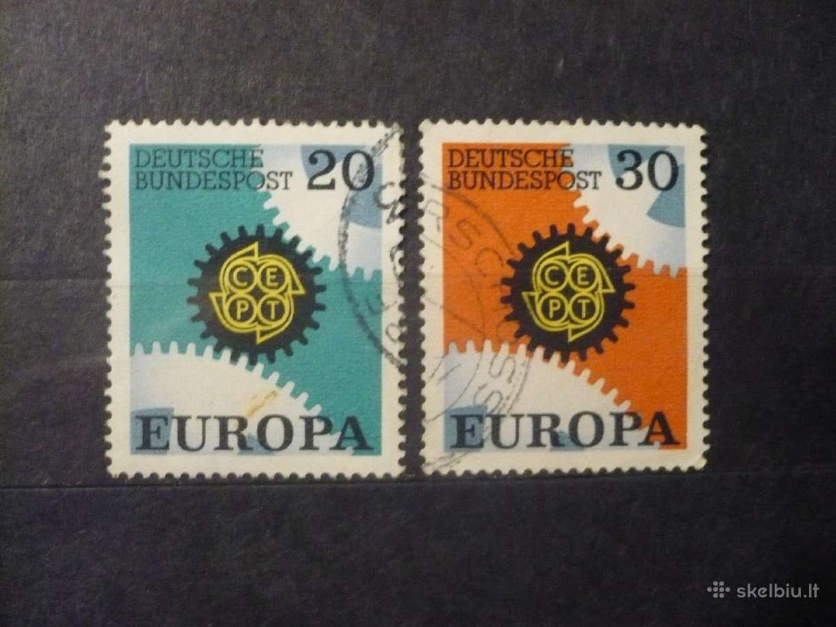 1967 m. Europa pašto ženklai