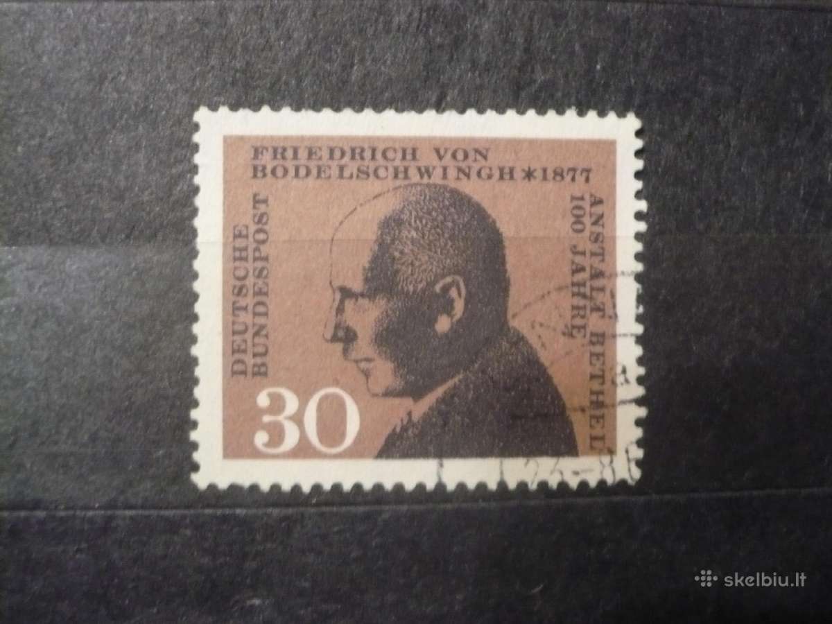 1967 m. Friedrichas von Bodelschwinghas