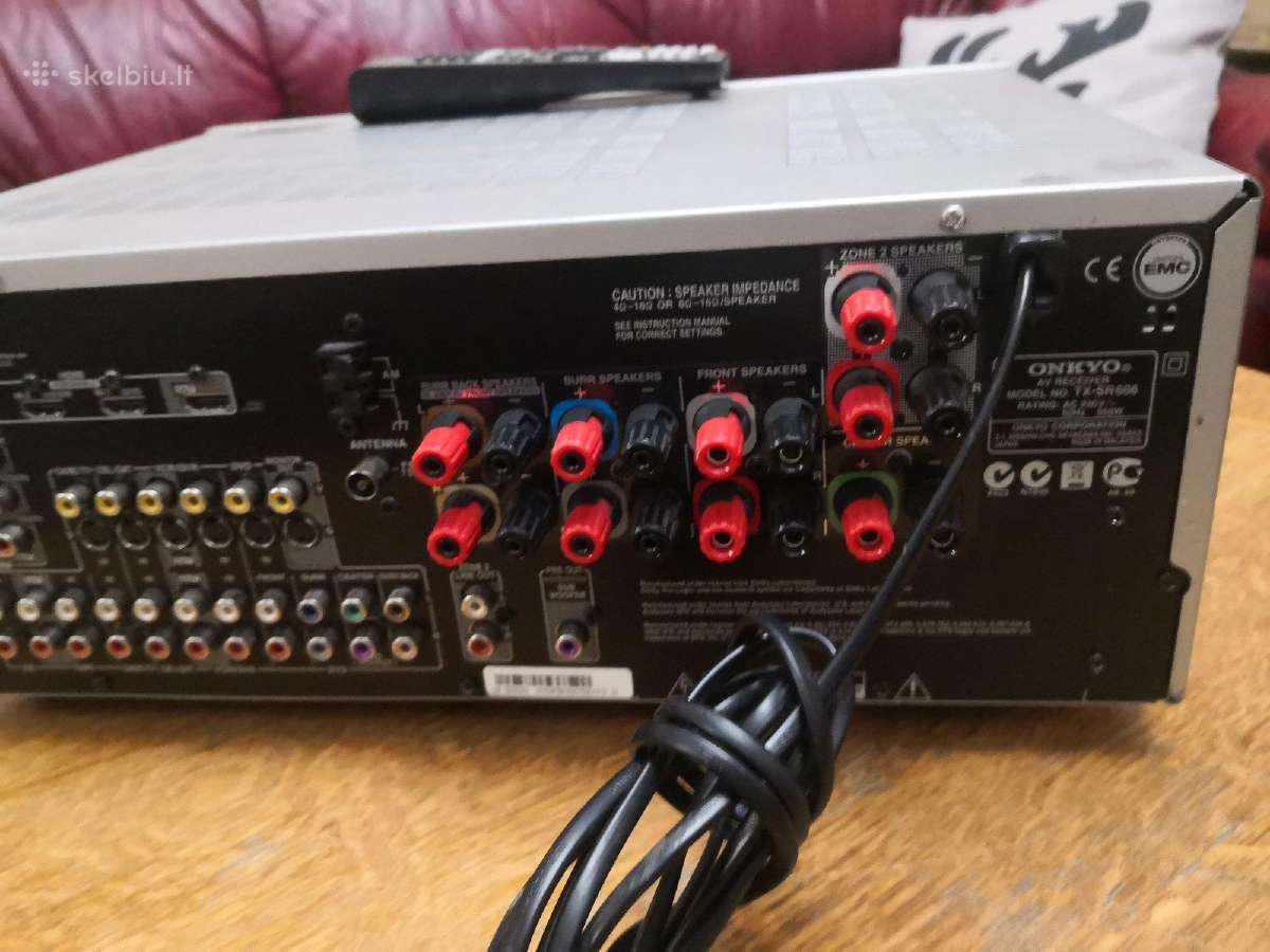 Onkyo tx sr 606 - nuotraukos Nr. 2