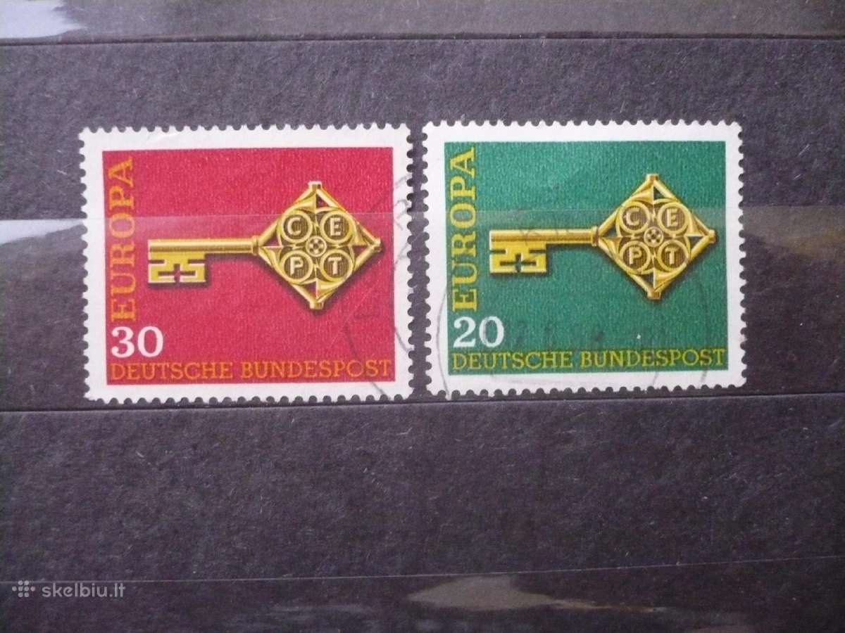 1968 m. Europa pašto ženklai