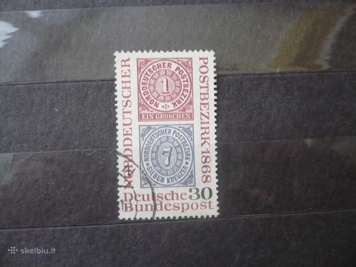 1968 m. „Norddeutscher Postbezirk“ 100-osios