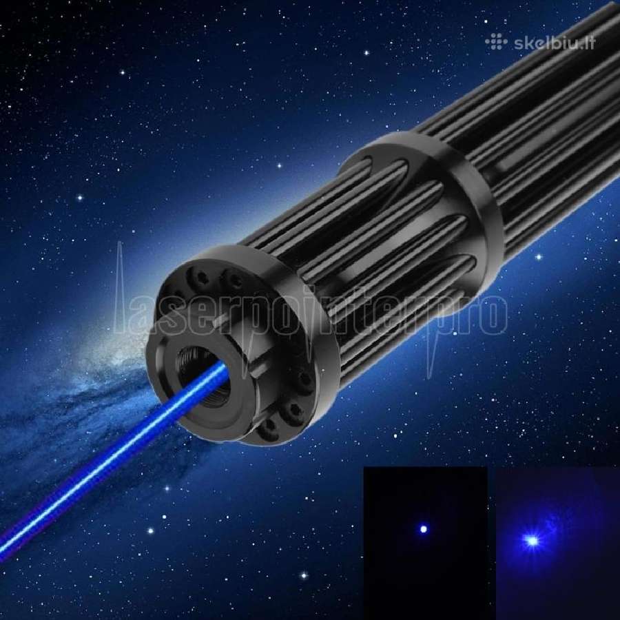 Galingas Mėlynas Lazeris (450nm)
