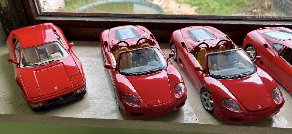 Ferrari 360 Spider Modena 1:18 Hot Wheels modelis