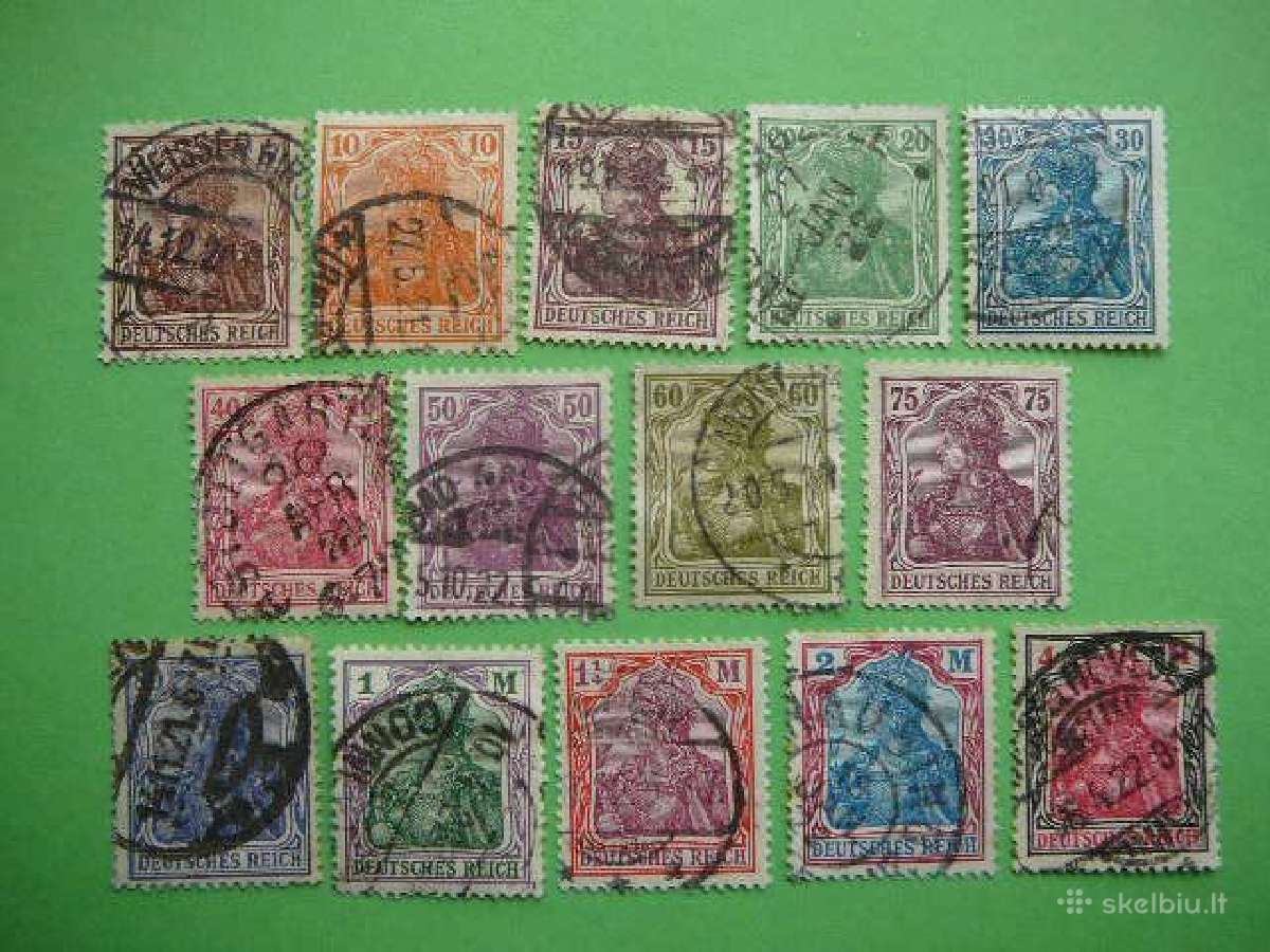 Standartai Vokietija 1920 antsp. vkt140/53a