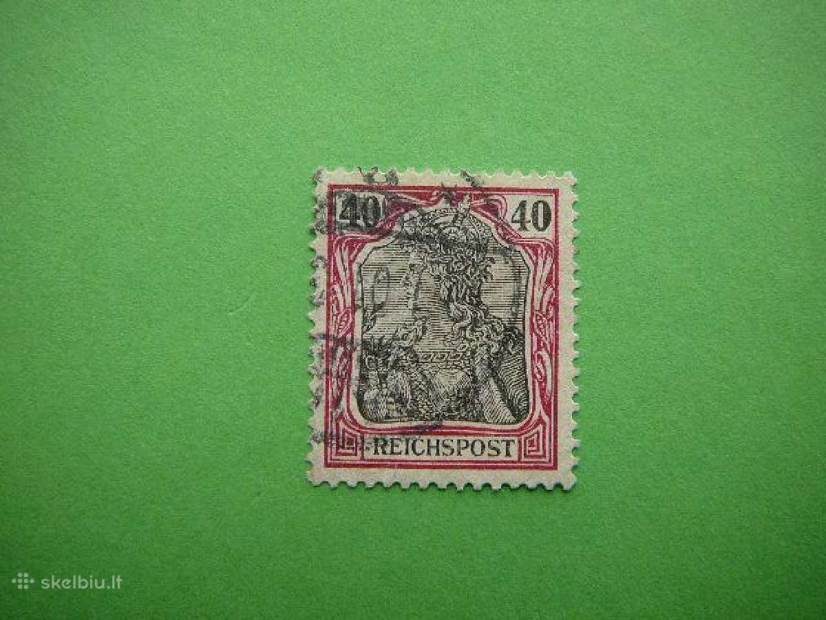 Standartai Vokietija 1900 40pf antsp. vkt60a