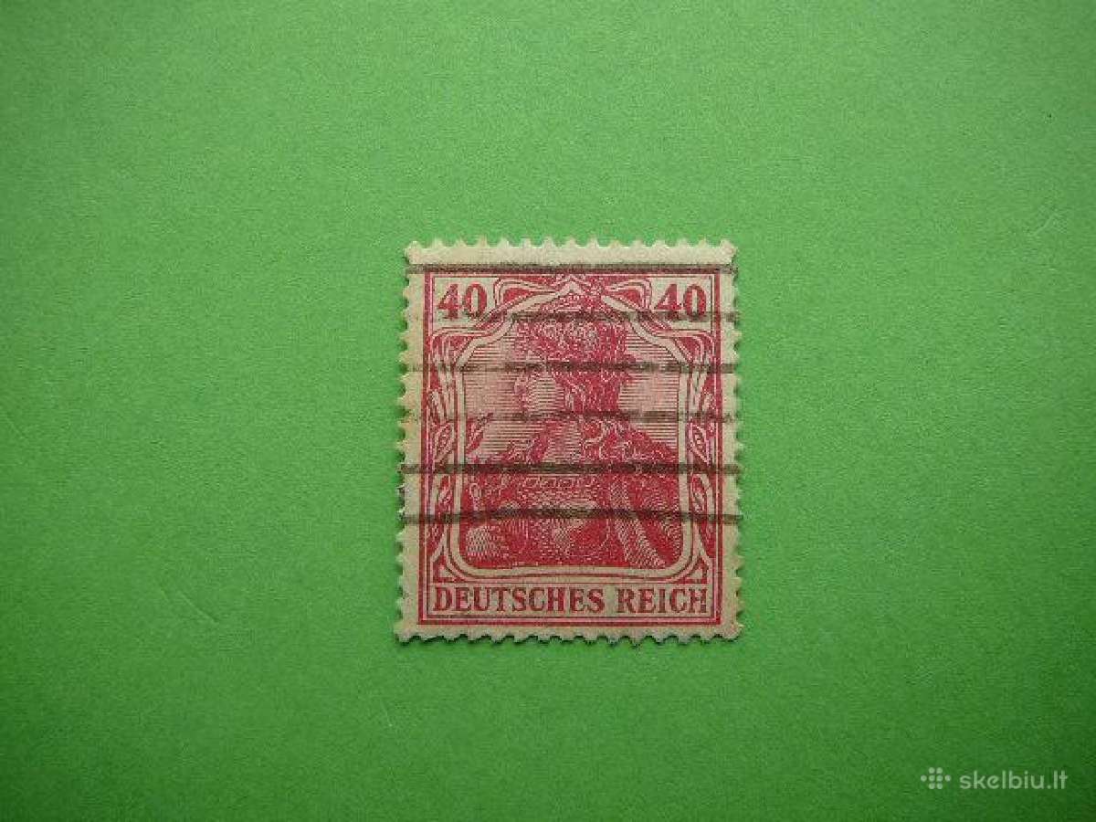 Standartai Vokietija 1920 40pf antsp. vkt145a