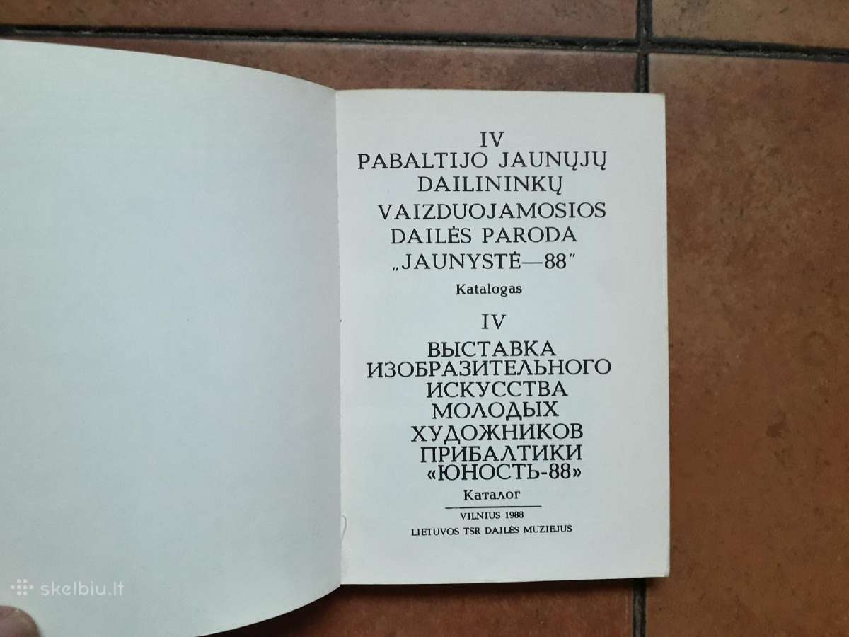 Pabaltijo jaunųjų dailininkų dailės paroda 1988 m. - nuotraukos Nr. 2