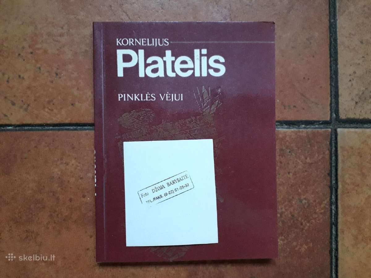 Kornelijus Platelis "Pinklės vėjui" 1987 m. - nuotraukos Nr. 2