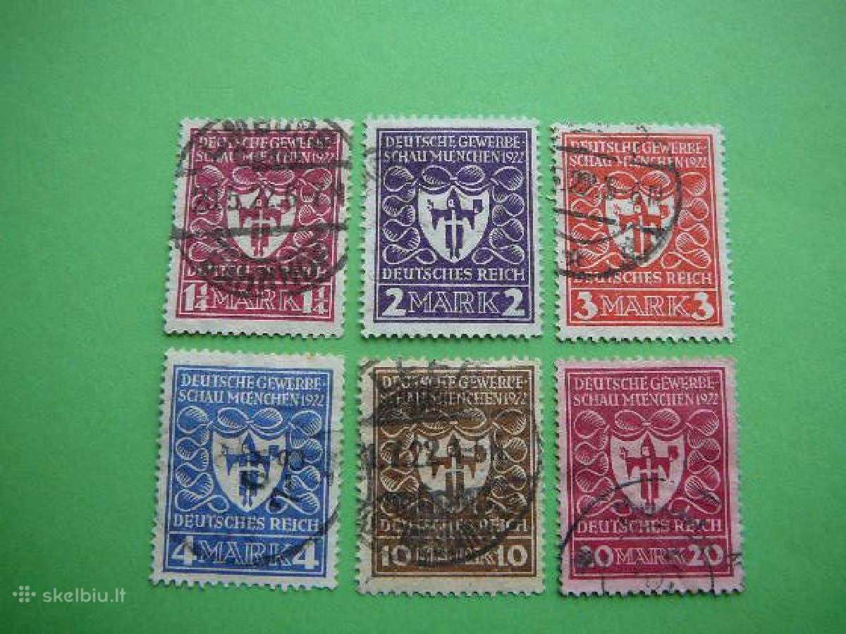 Miuncheno herbas Vokietija 1922 antsp. vkt199/4a