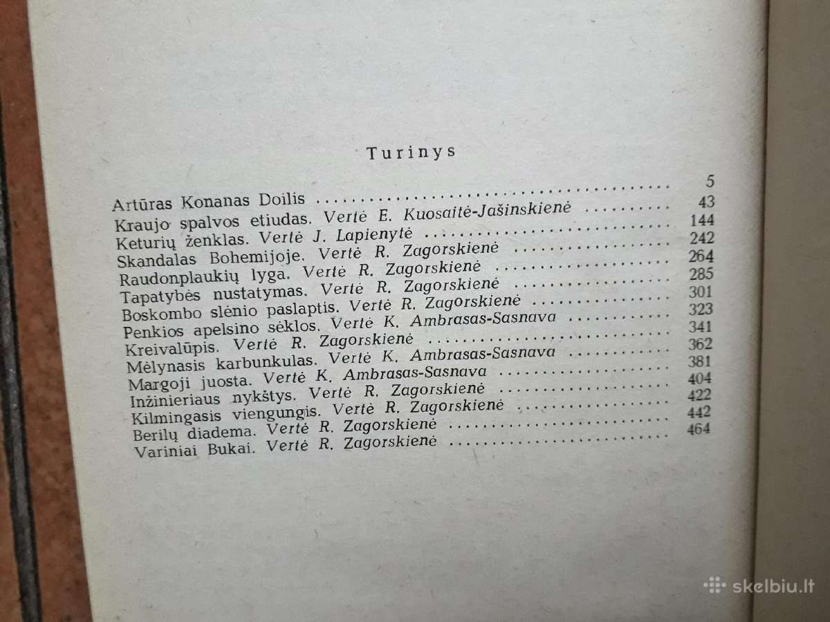 A. Konan Doilis "Rinktiniai raštai" 1 tomas 1993 m - nuotraukos Nr. 3