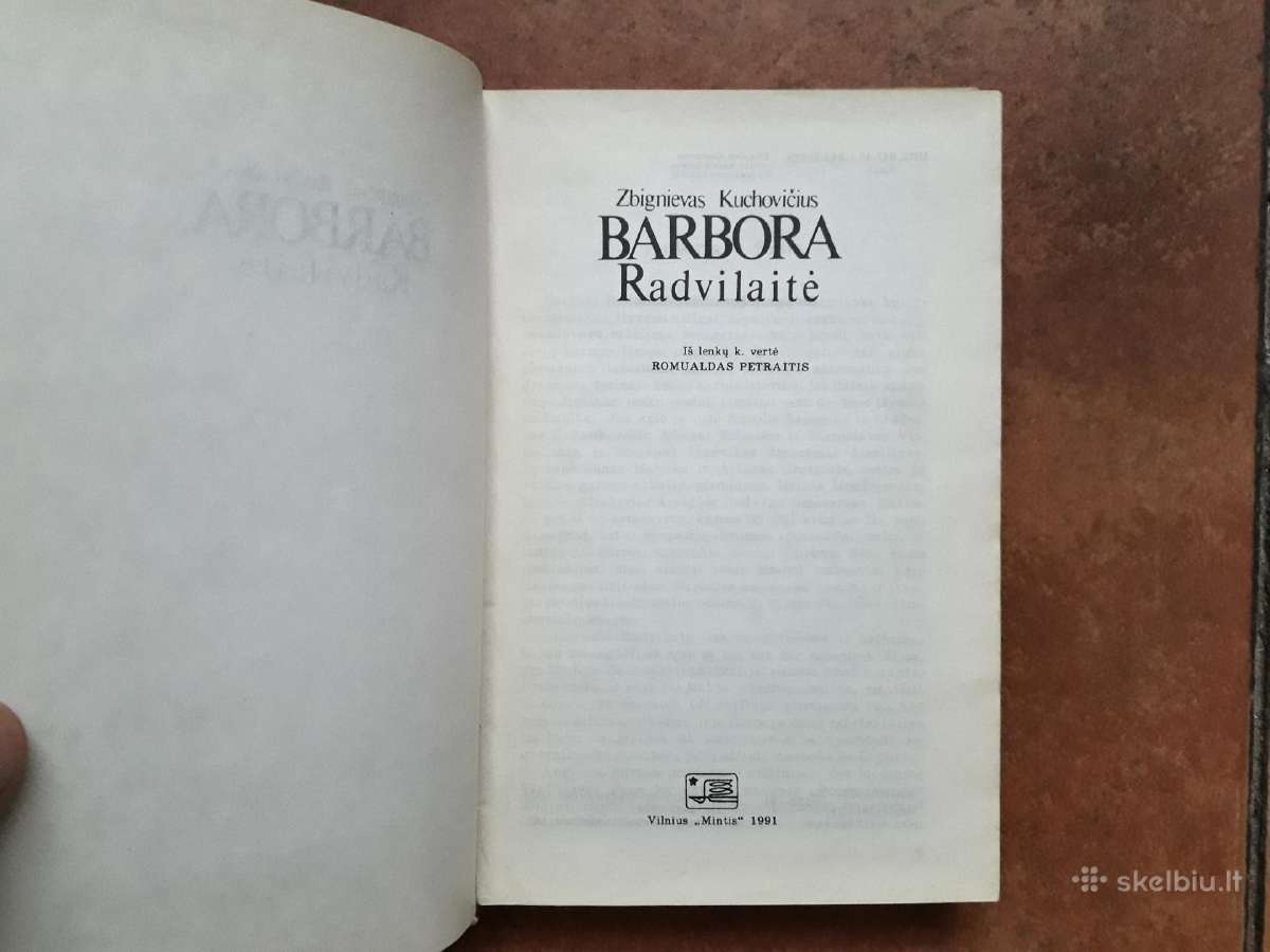 Zbignevas Kuchovičius "Barbora Radvilaitė" 1991 m. - nuotraukos Nr. 3
