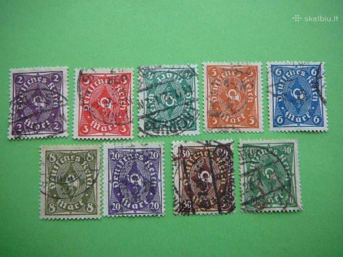 Pasto ragelis Vokietija 1922 antsp. vkt224/2a