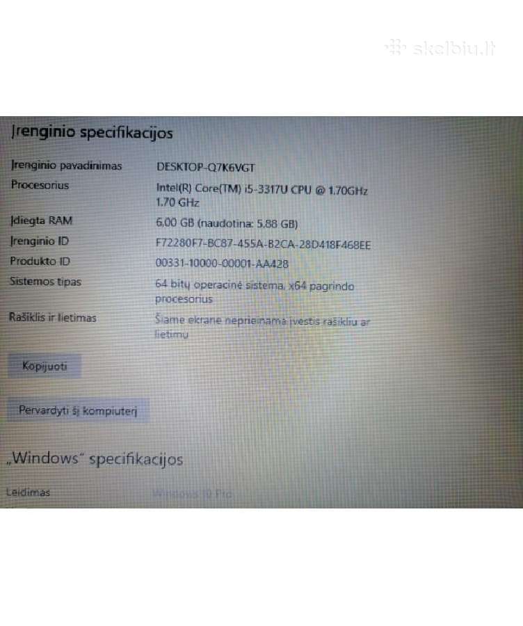 Dell Inspiron 3521 + 3 mėn. garantija - nuotraukos Nr. 5