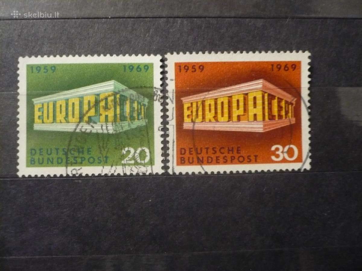 1969 metų Europa pašto ženklai
