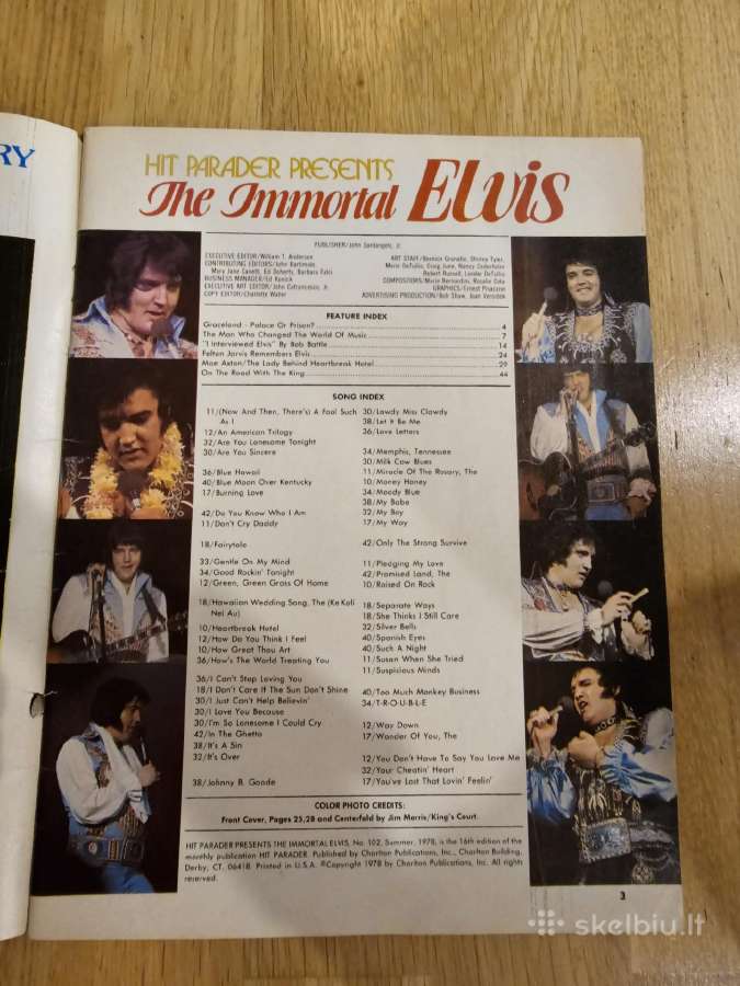 Raritetinis 1978 m žurnalas „Nemirtingasis Elvis“ - nuotraukos Nr. 2