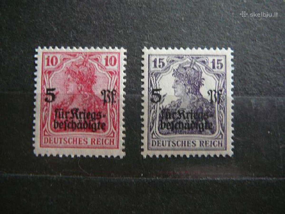 Pagalba karo invalidams Vokietija 1919 vkt105/6s