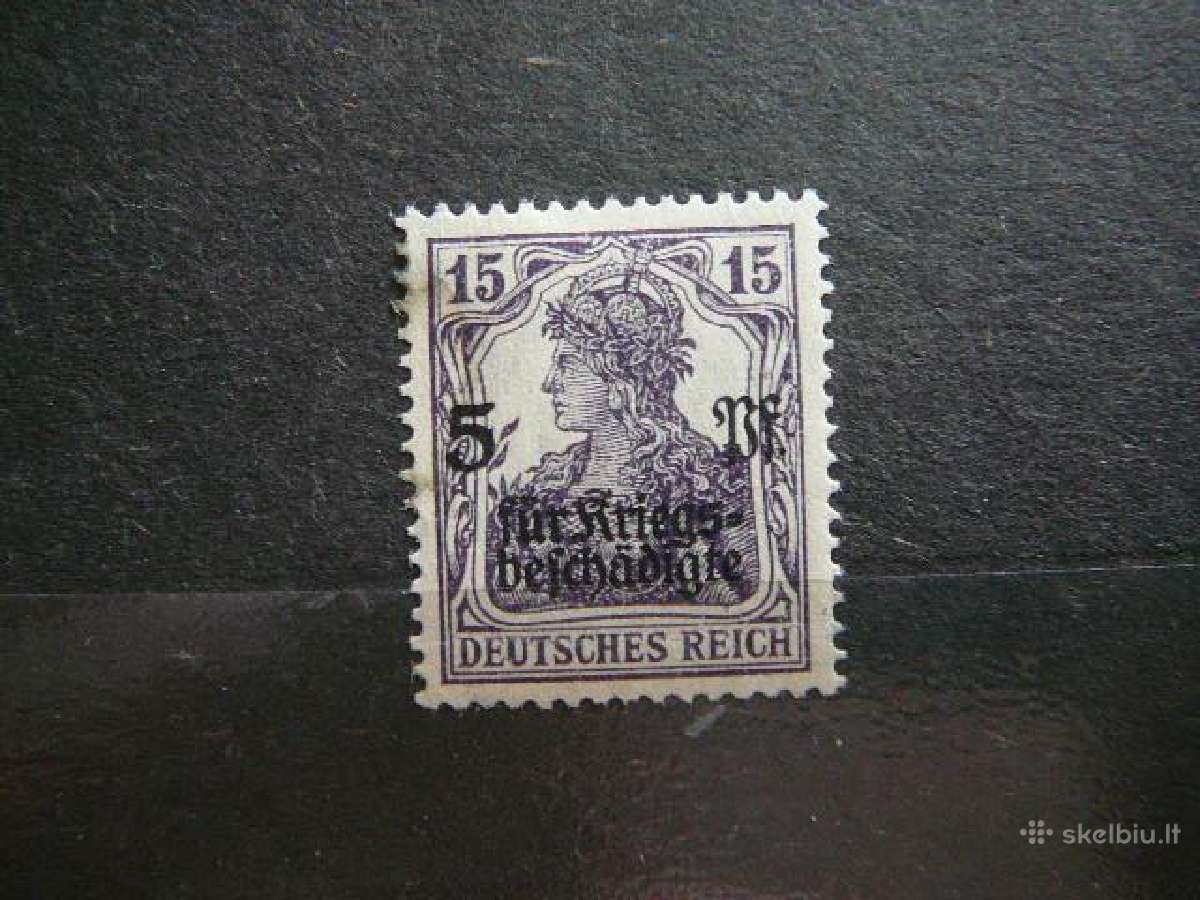 Pagalba karo invalidams Vokietija 1919 vkt106m