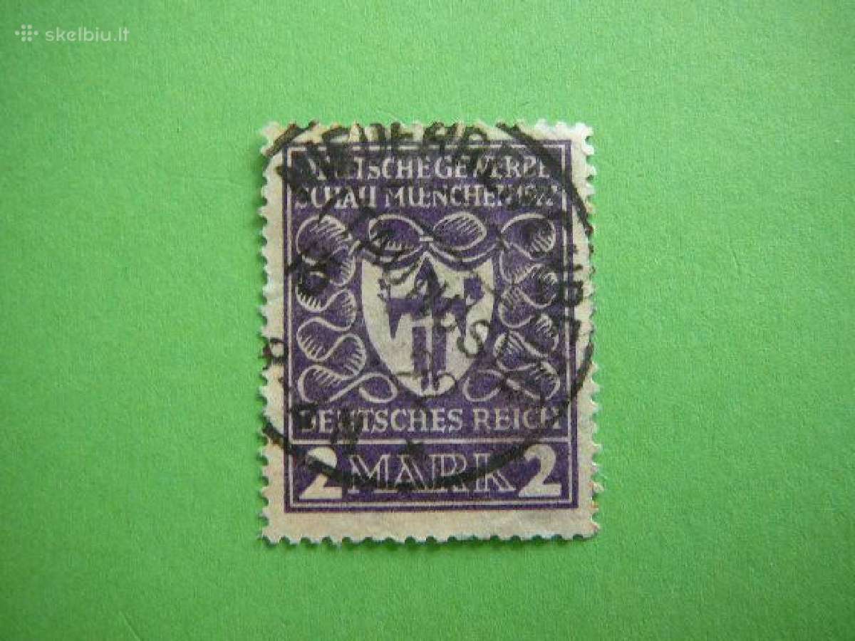 Miuncheno herbas Vokietija 1922 2m antsp. vkt200a