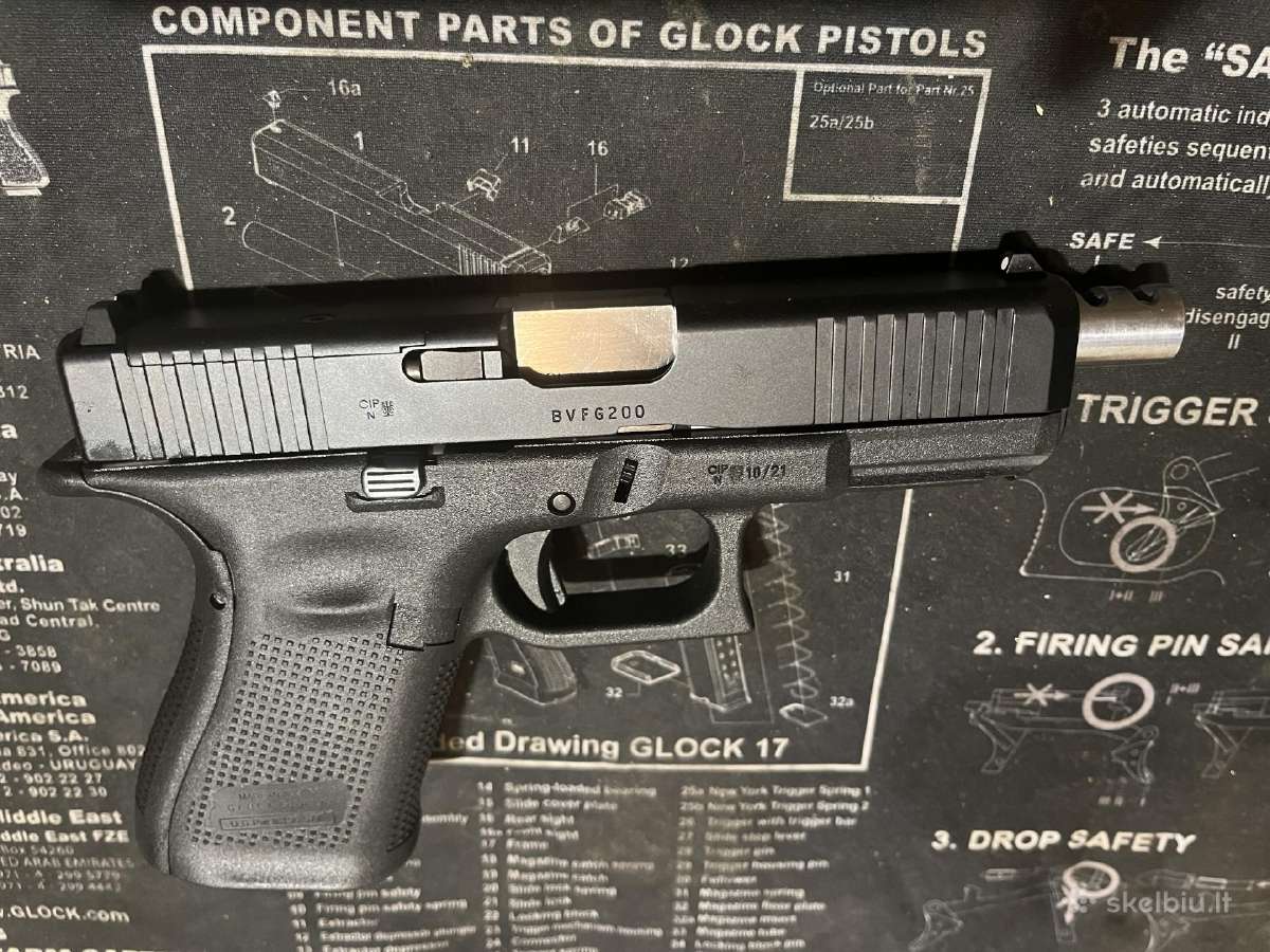 Glock 19 vamzdis. 9 mm Luger - nuotraukos Nr. 3
