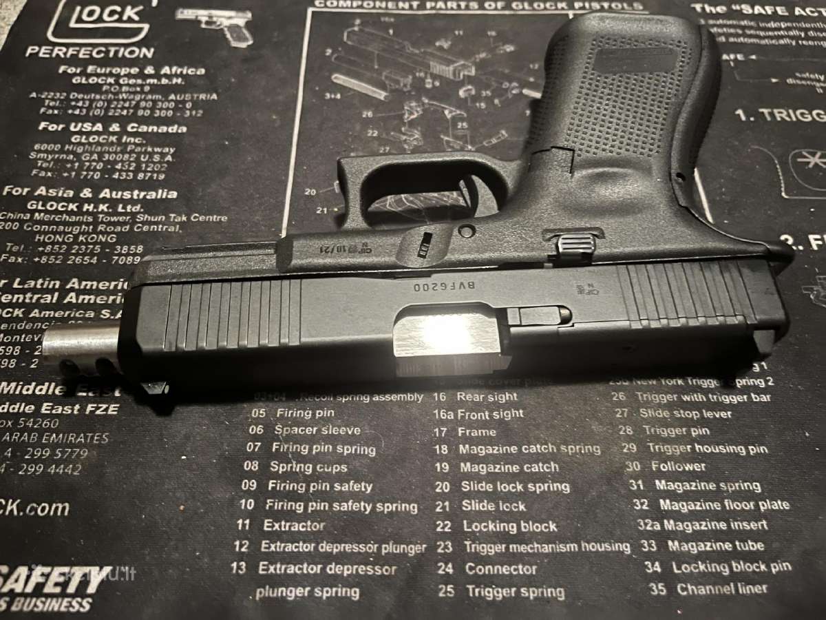Glock 19 vamzdis. 9 mm Luger - nuotraukos Nr. 4