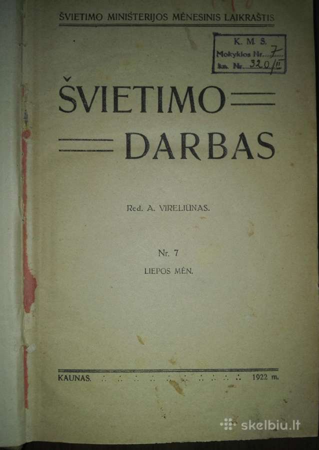 1243. Švietimo Darbas antikvariniai-kolekciniai la - nuotraukos Nr. 9