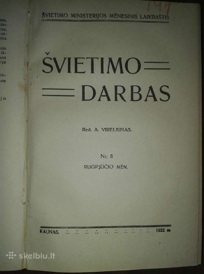 1243. Švietimo Darbas antikvariniai-kolekciniai la - nuotraukos Nr. 10