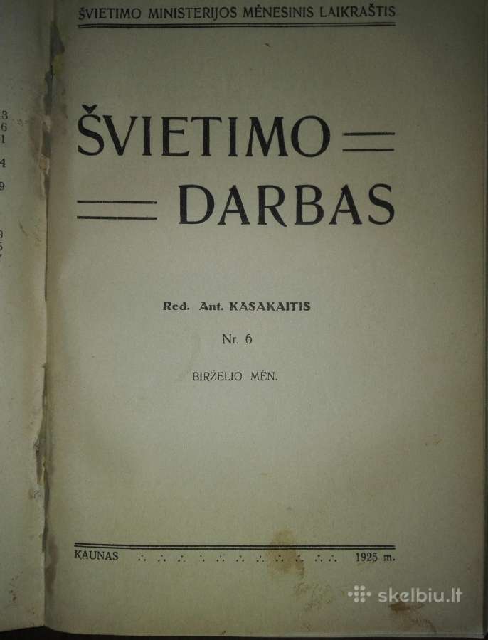 1243. Švietimo Darbas antikvariniai-kolekciniai la - nuotraukos Nr. 18