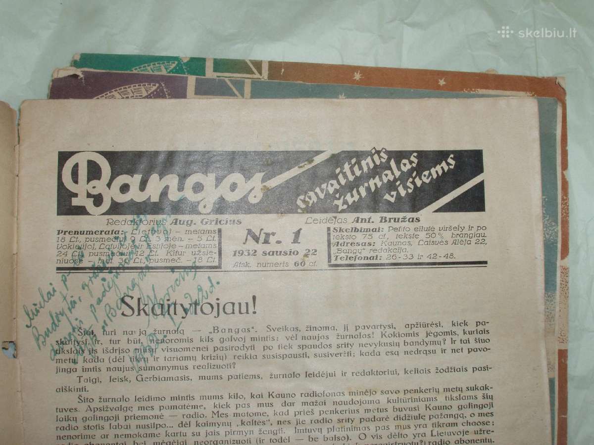 Zurnalas Bangos 1932m. - nuotraukos Nr. 2