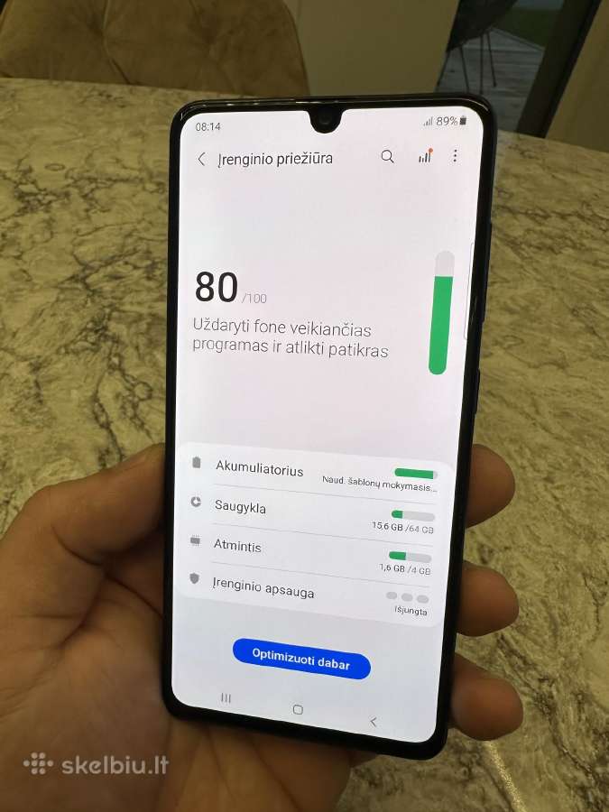 Samsung A41, labai geros būklės - nuotraukos Nr. 3