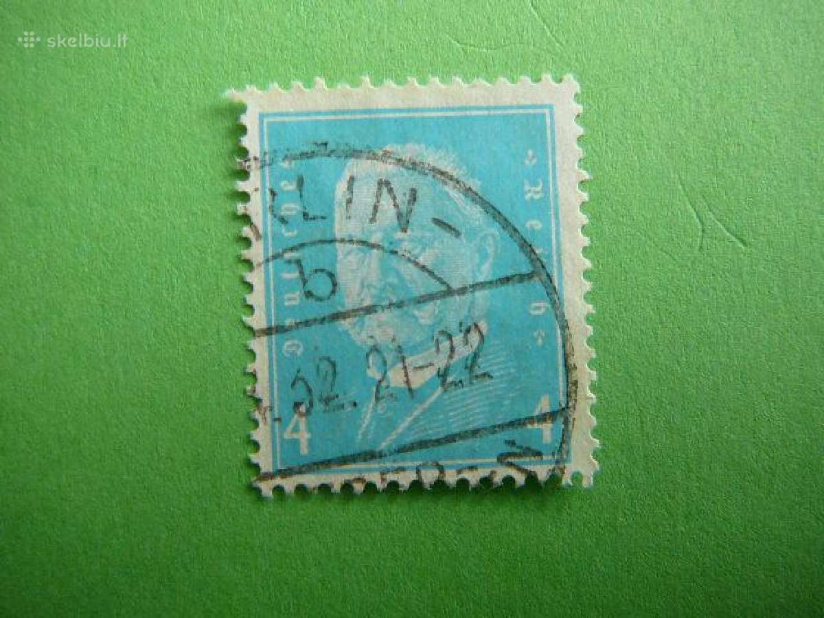 Reichsprezidentas Vokietija 1931 antsp. vkt454a