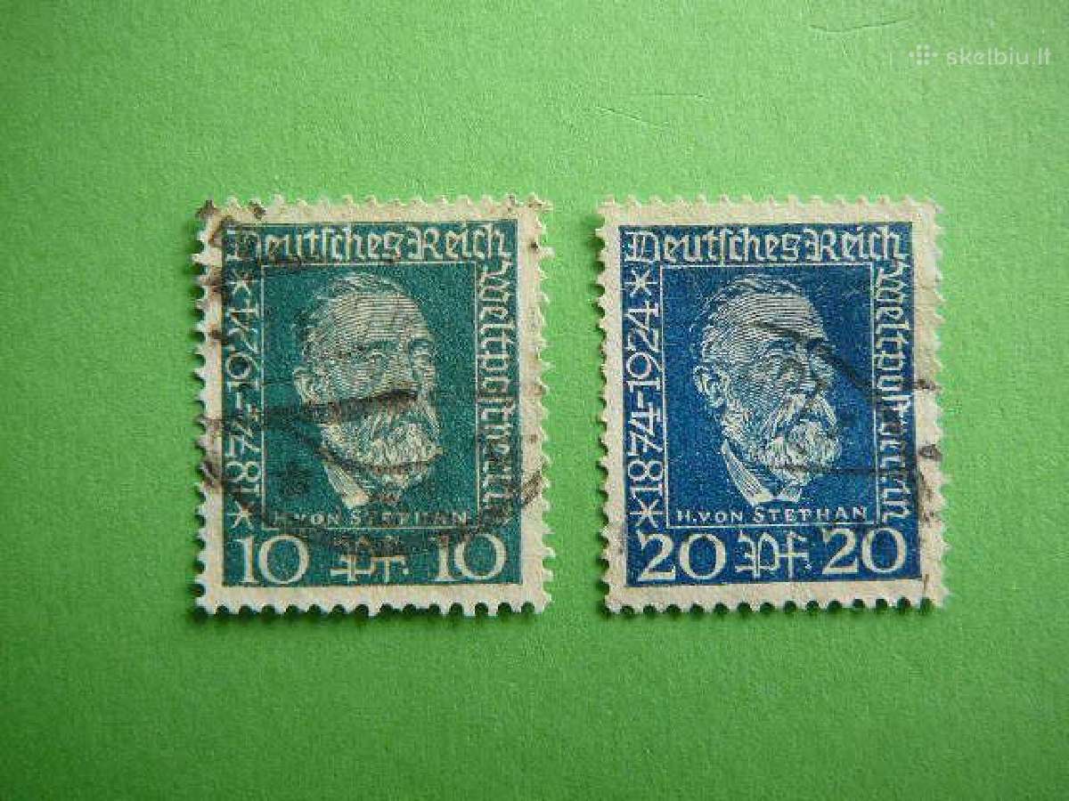 Pasto sajunga Vokietija 1924 antsp. vkt368/9a