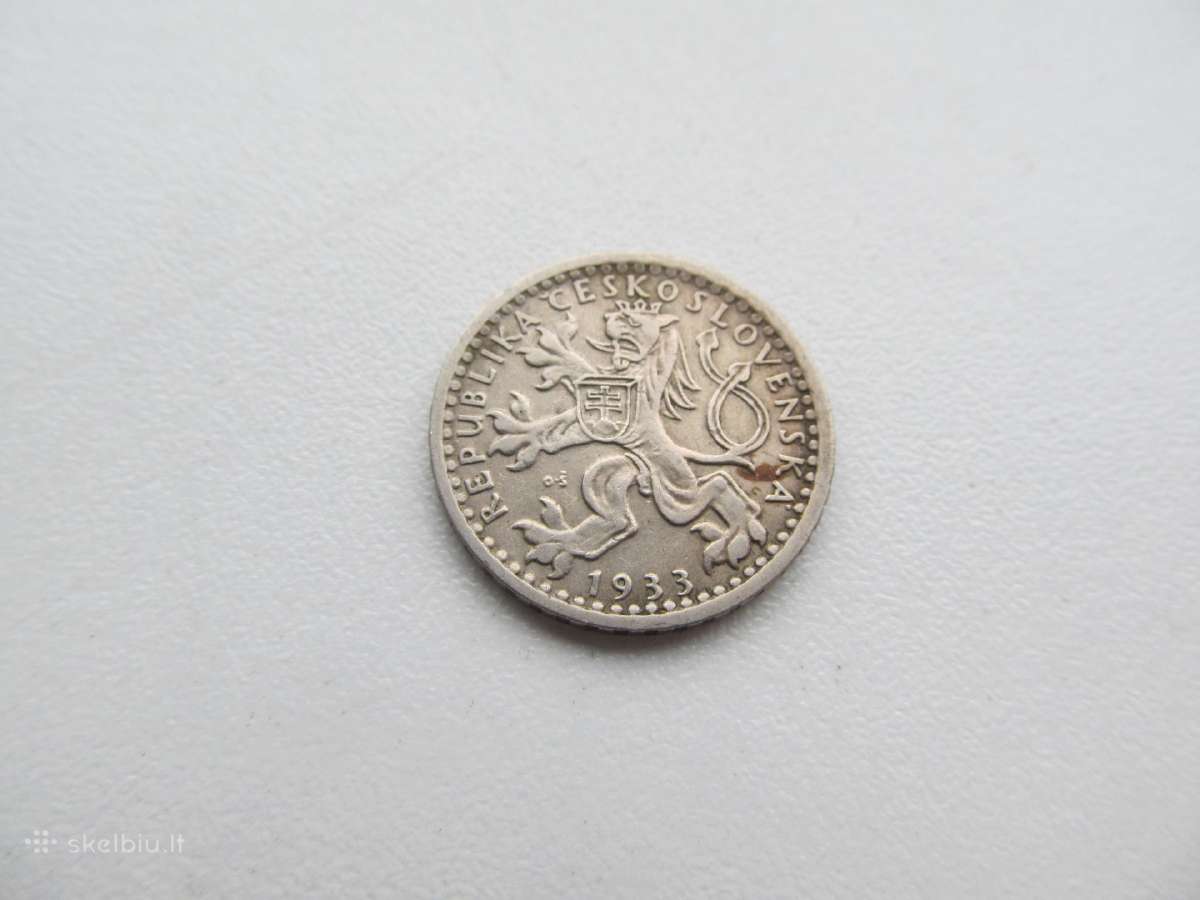 25 halerai , Čekoslovakija , 1933 - nuotraukos Nr. 2