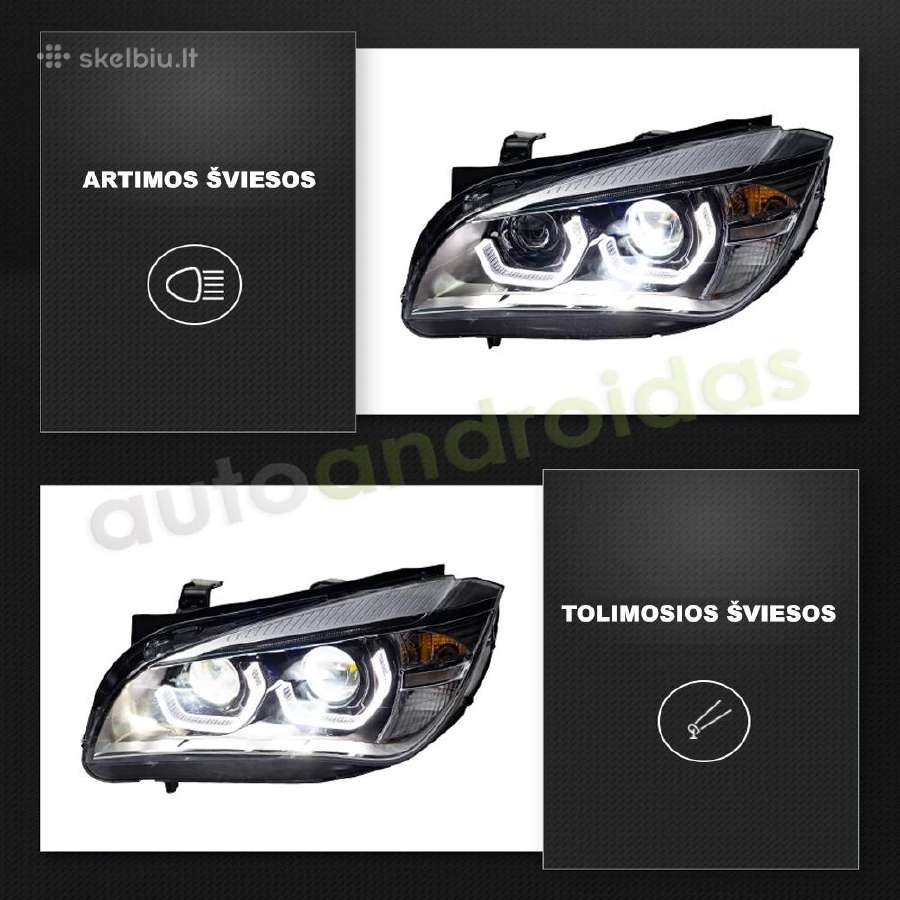 Bmw X1 E84 2009-15 Full LED priekiniai žibintai - nuotraukos Nr. 3