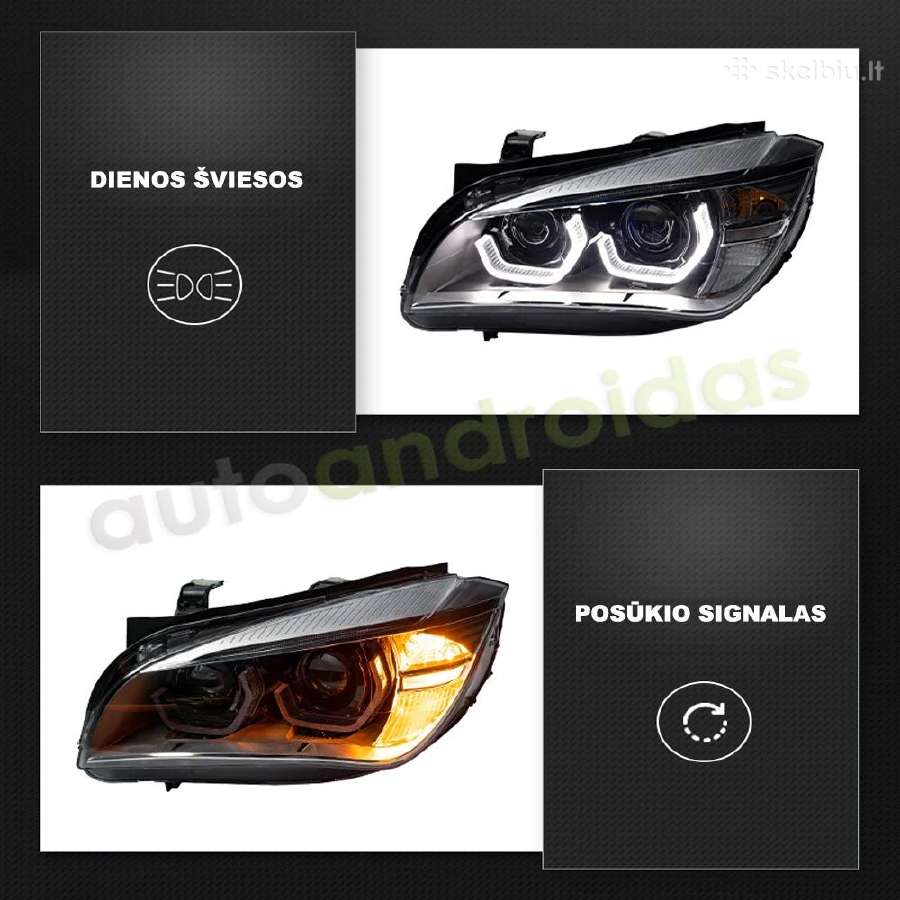 Bmw X1 E84 2009-15 Full LED priekiniai žibintai - nuotraukos Nr. 4