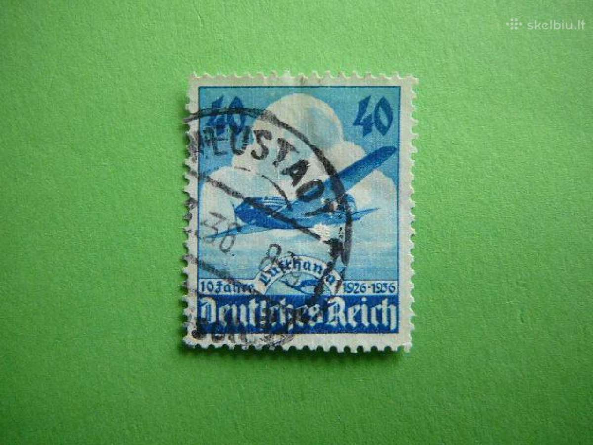 Lektuvai Vokietija 1936 antsp. vkt603a
