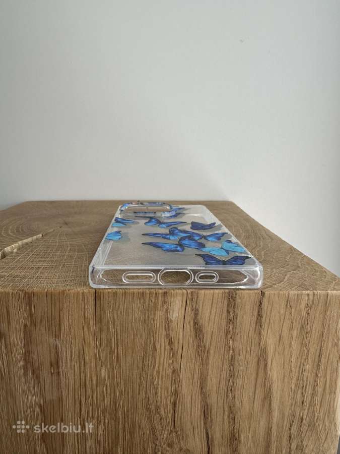 Skaidrus iPhone 14 Pro dėkliukas su drugeliais - nuotraukos Nr. 5