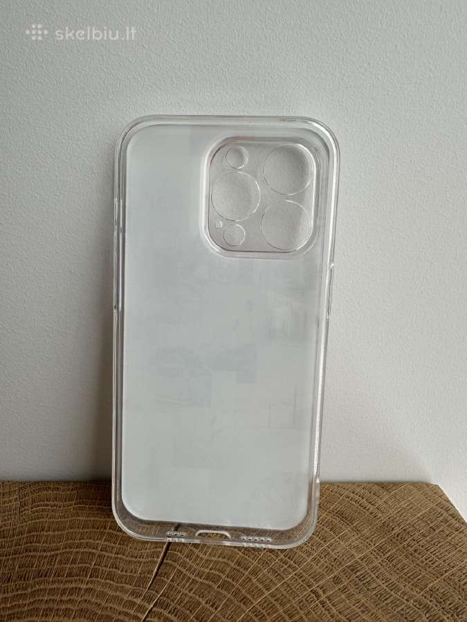 Rausvas koliažinis iPhone 14 Pro dėkliukas - nuotraukos Nr. 2
