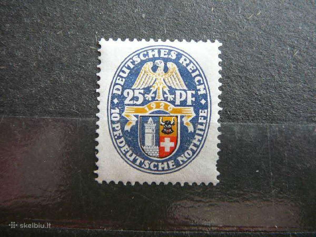 Herbai Meklenburgas Vokietija 1929 Mlh vkt433p