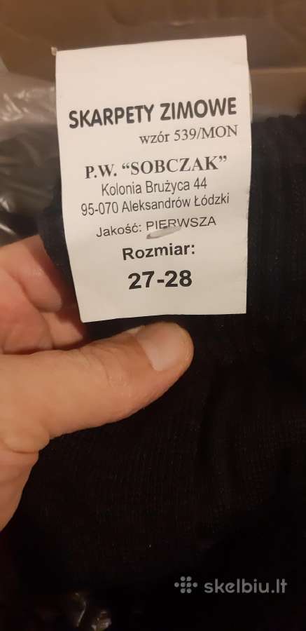 Žieminės šiltos kareiviškos kojinės 43-44-45-46d.
