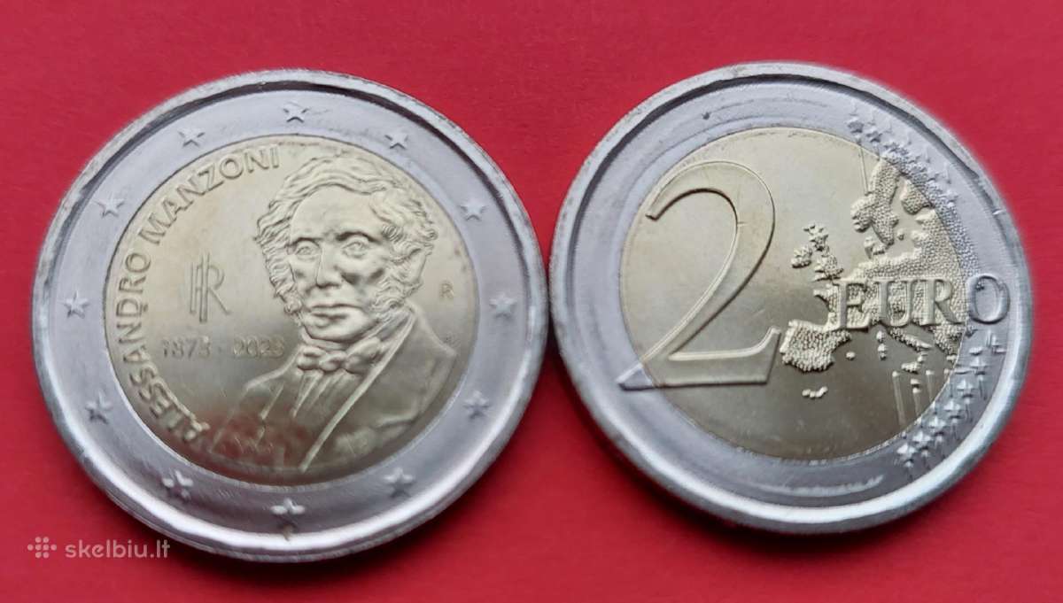 2023m.italija 2 € Alessandro Manzoni Unc
