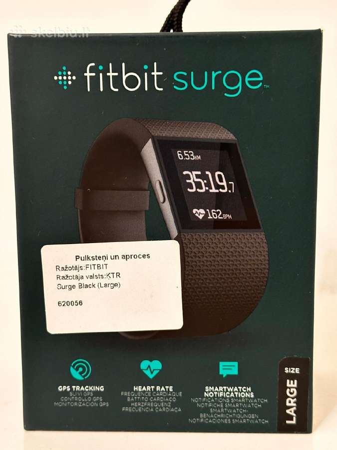 Parduodamas laikrodis Fitbit surge - nuotraukos Nr. 4
