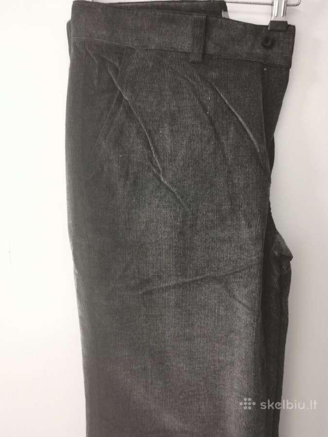 Velvetines kelnes naujos 184 cm M dydis - nuotraukos Nr. 4
