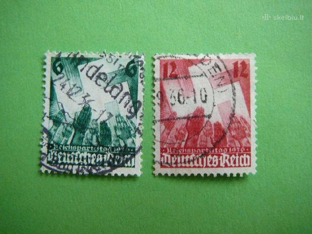 Svastika Vokietija 1936 antsp. vkt632/3a