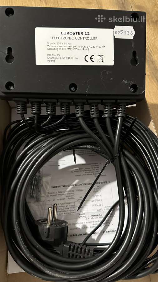 Euroster 12 elektroninis valdiklis - nuotraukos Nr. 3
