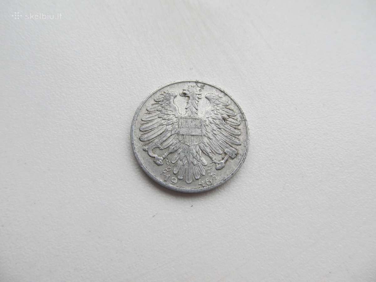 1 schilling , Austrija , 1946 - nuotraukos Nr. 2