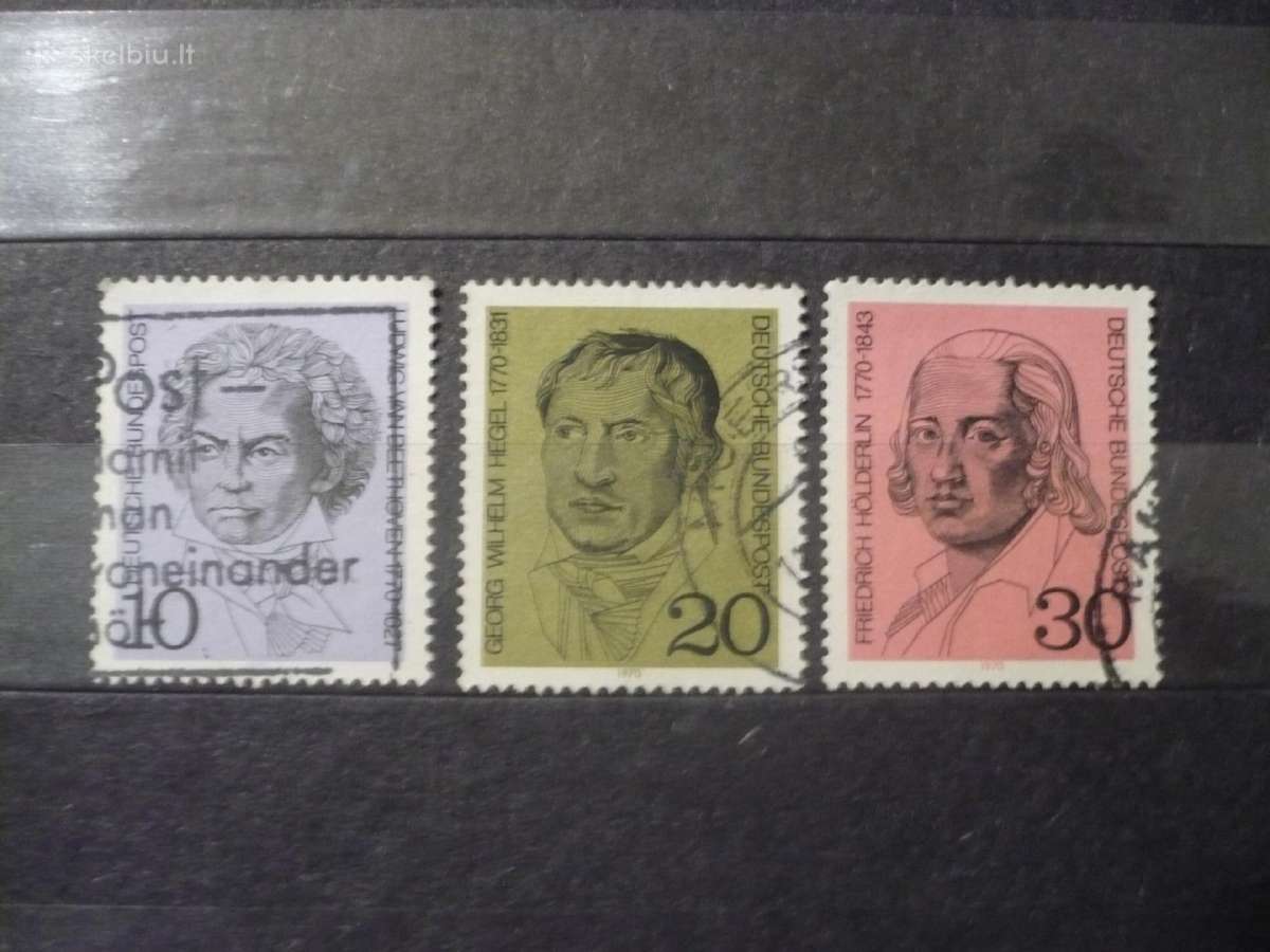 1970 m. 200-osios Bethoveno, Hegelio ir Hölderlino