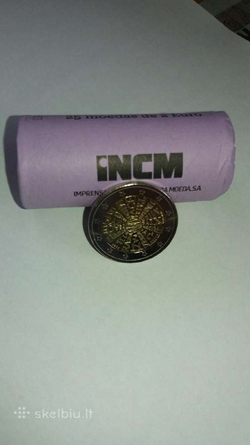 Portugalijos proginės 2€ monetos (Unc) - nuotraukos Nr. 6